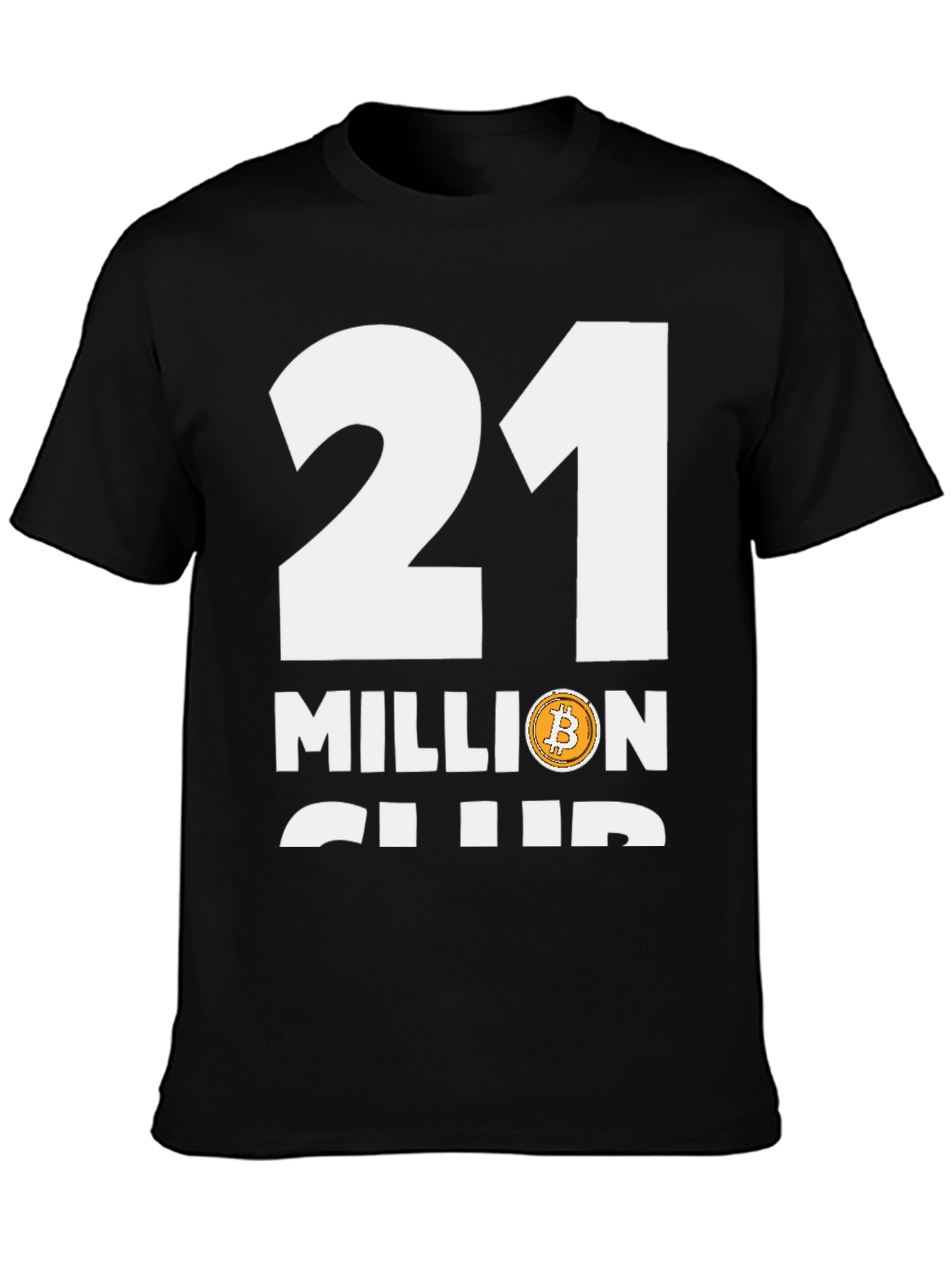 21 Million Club Bitcoin Graphic Tee - Crypto Enthusiast