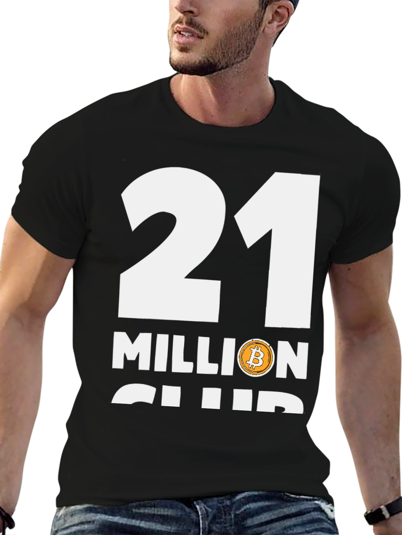 21 Million Club Bitcoin Graphic Tee - Crypto Enthusiast
