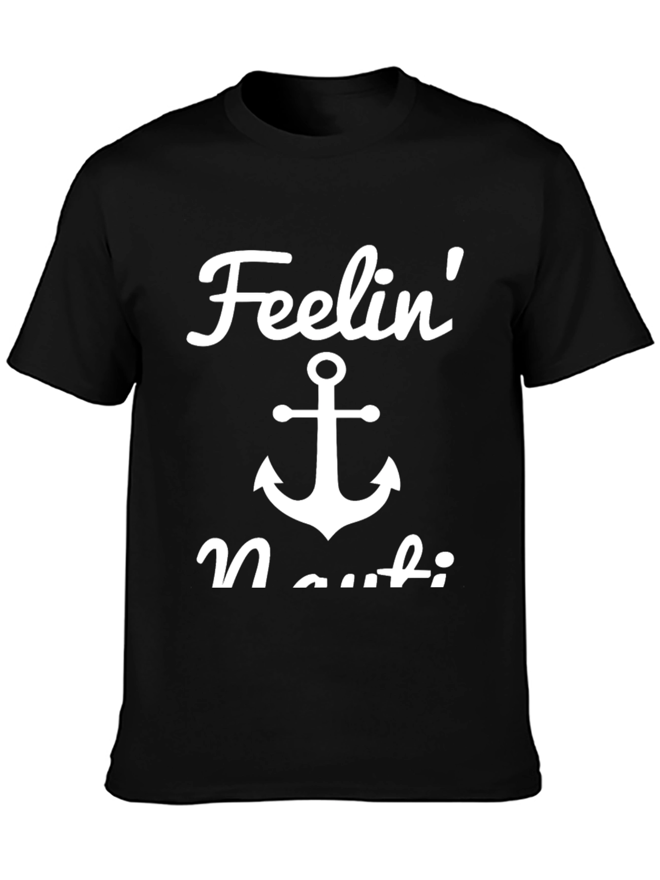 Feelin Nauti Black Graphic Tee