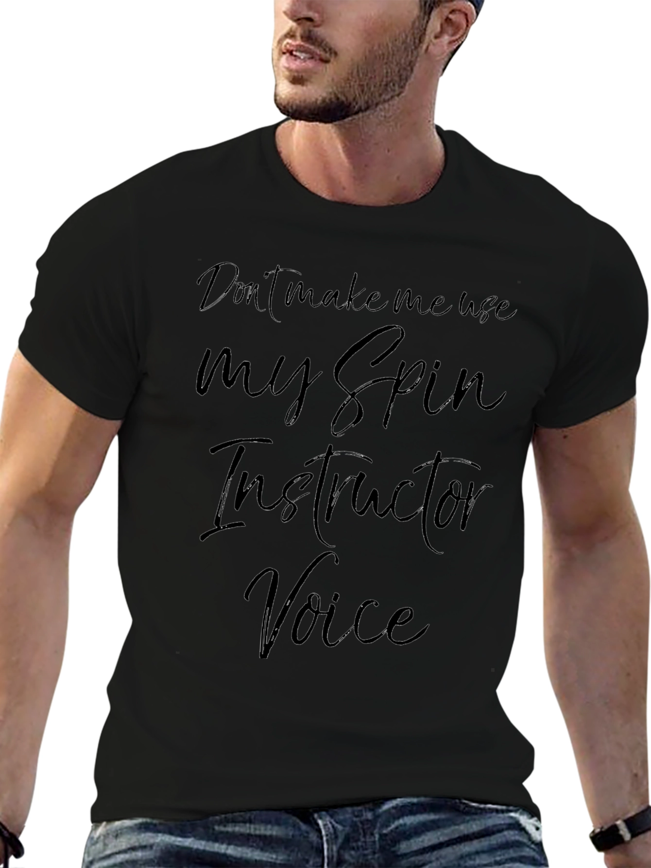 Spin Instructor Voice Graphic T-Shirt