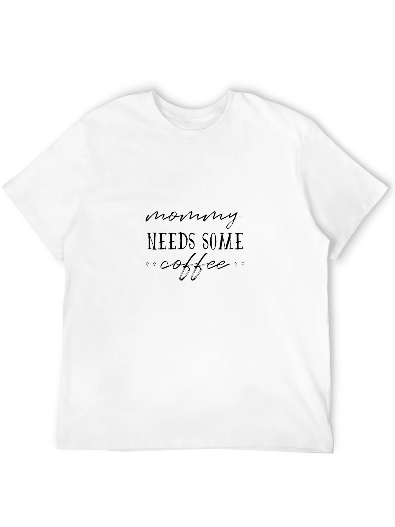 Mommy Needs Some Coffee Black Graphic Tee