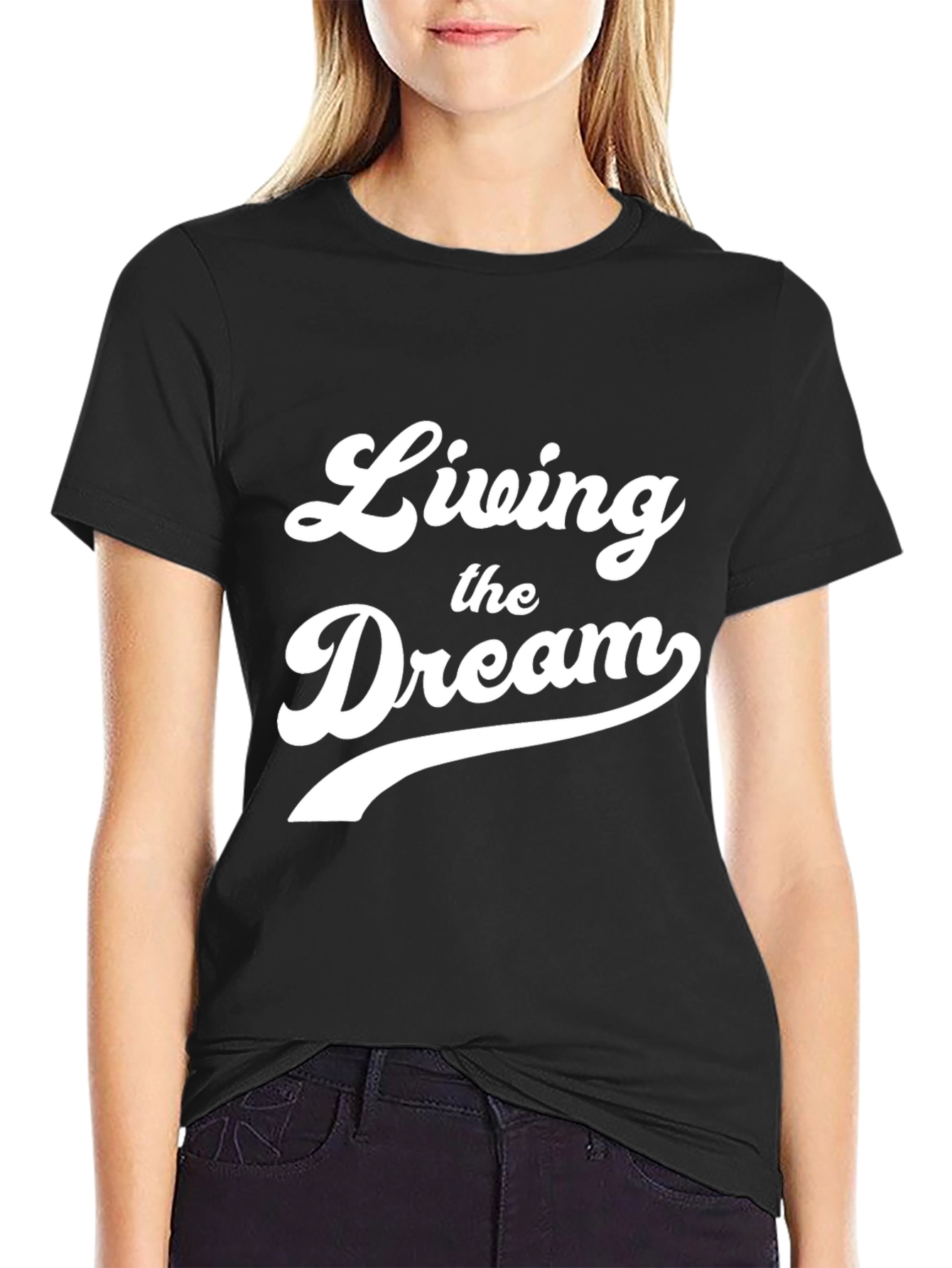 Living the Dream Graphic T-Shirt - Soft Cotton