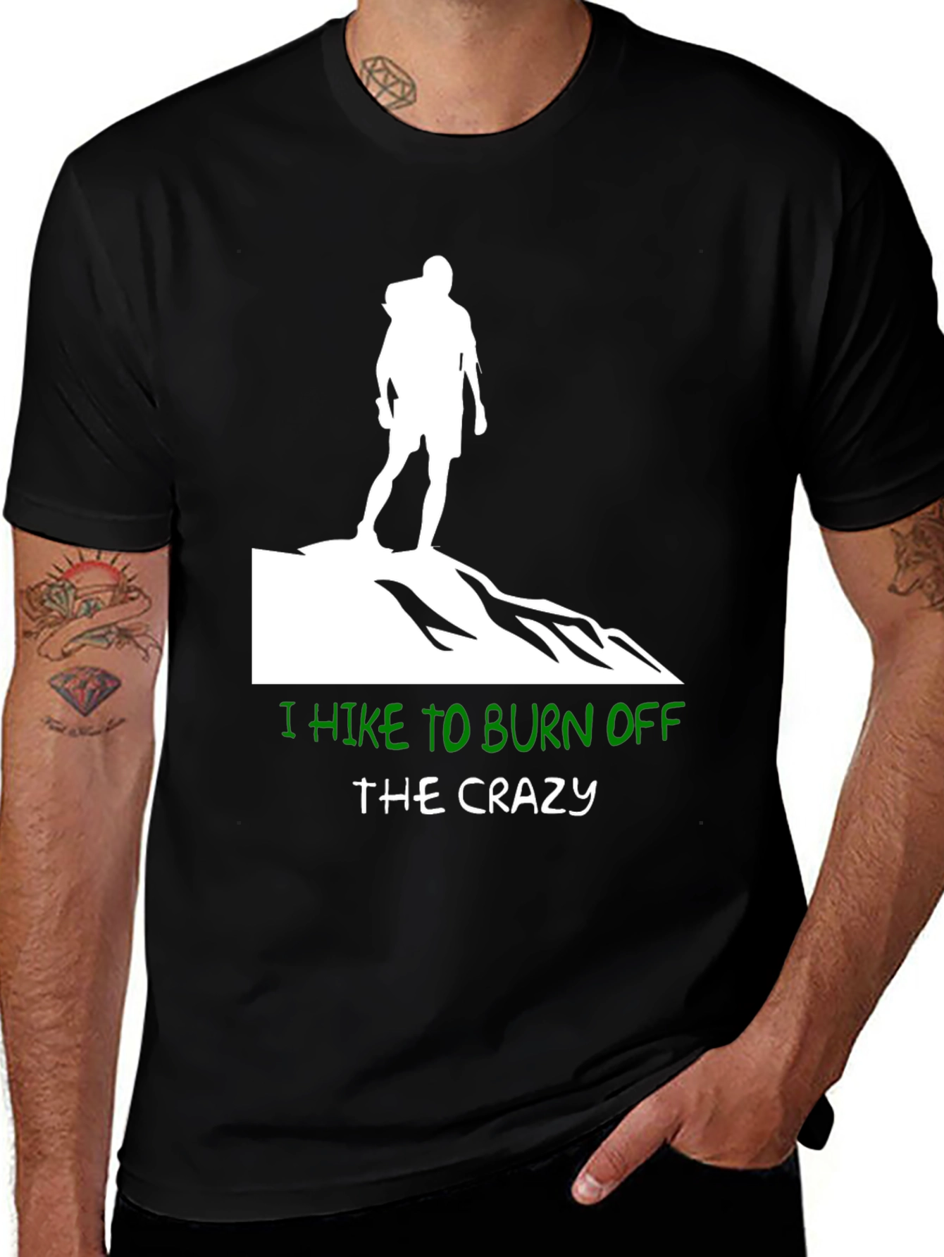 Hiking T-Shirt - Burn Off The Crazy Graphic Tee