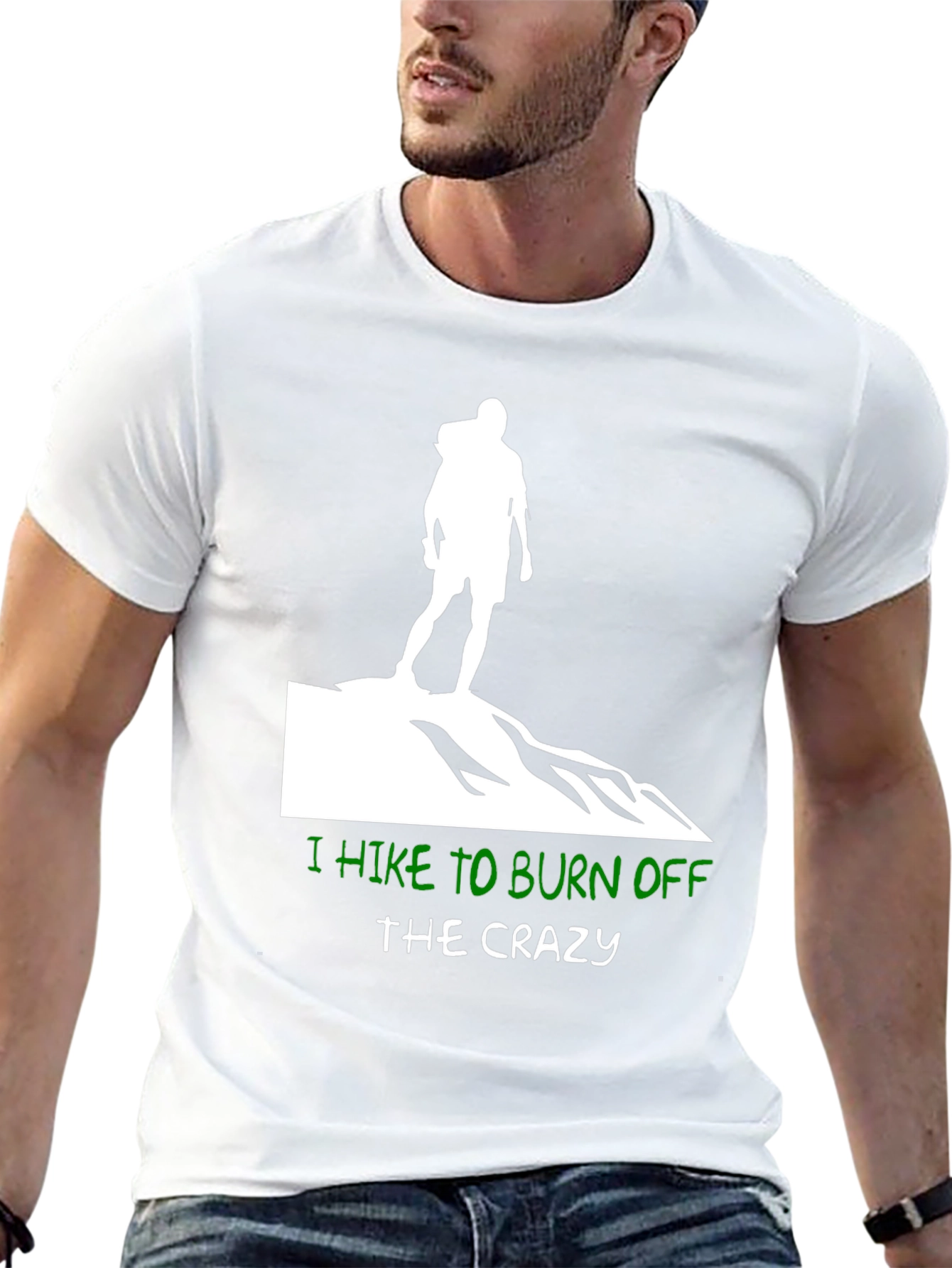 Hiking T-Shirt - Burn Off The Crazy Graphic Tee