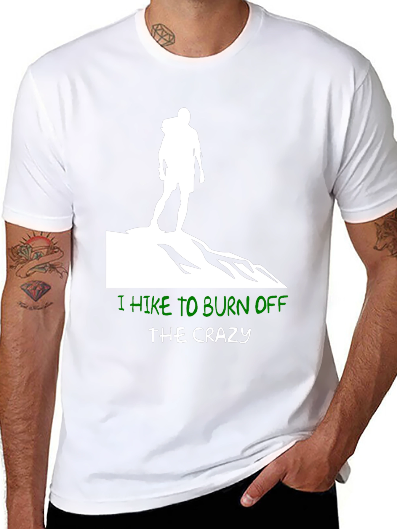 Hiking T-Shirt - Burn Off The Crazy Graphic Tee