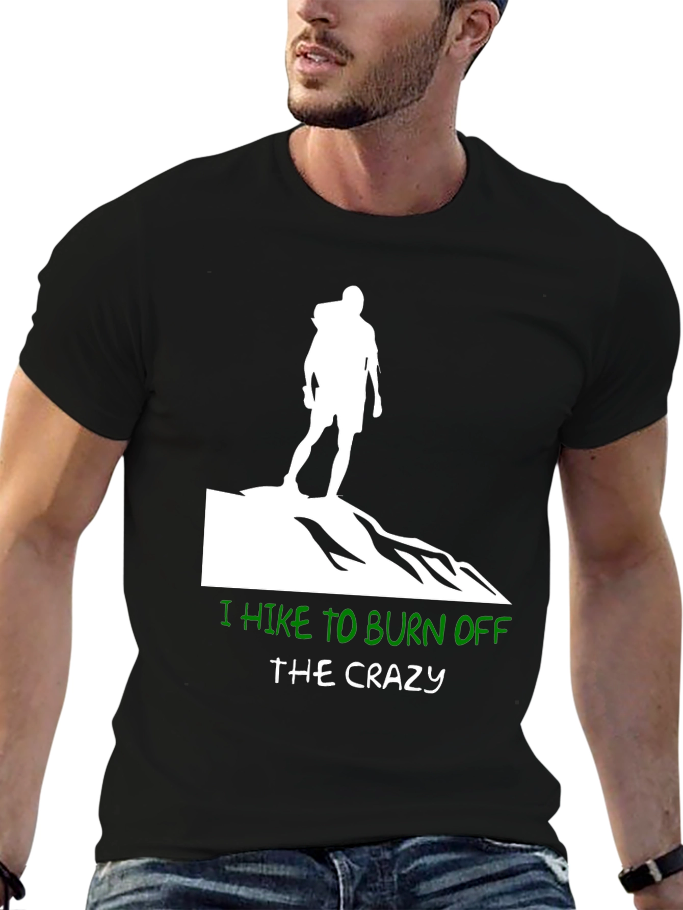 Hiking T-Shirt - Burn Off The Crazy Graphic Tee