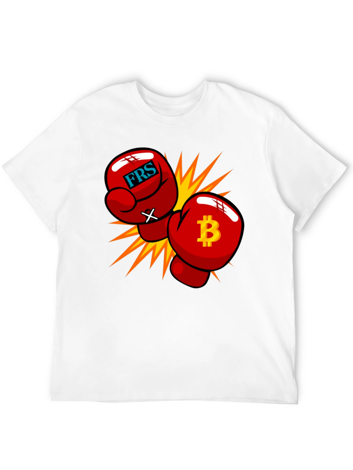 Bitcoin vs FRS Boxing Gloves T-Shirt