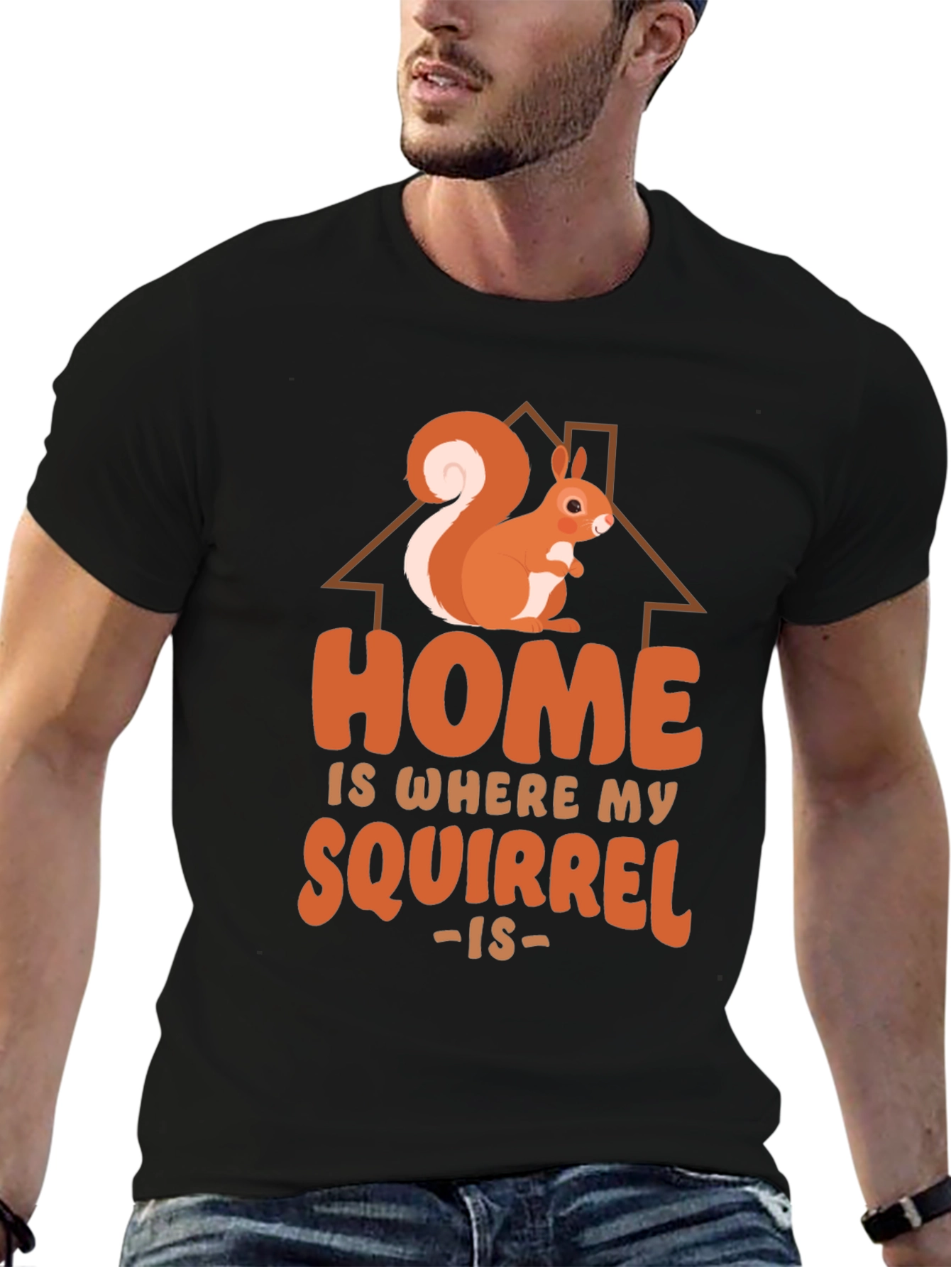 Home is Where My Squirrel Is - Graphic Tee