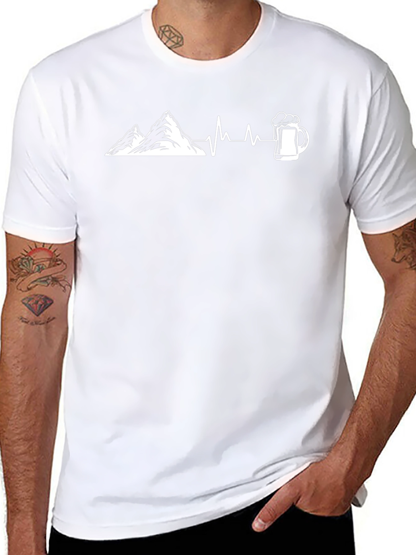 Mountain Beer Heartbeat T-Shirt