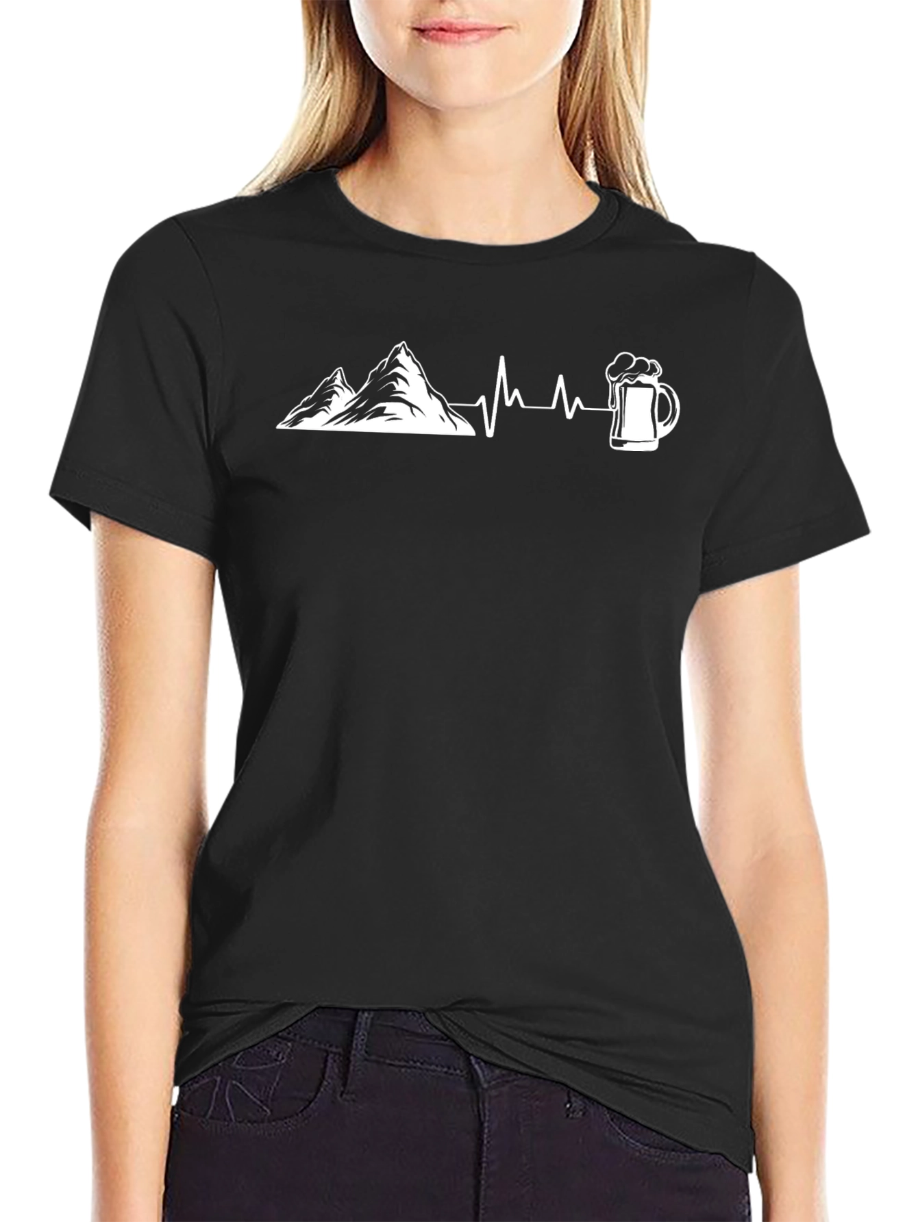Mountain Beer Heartbeat T-Shirt