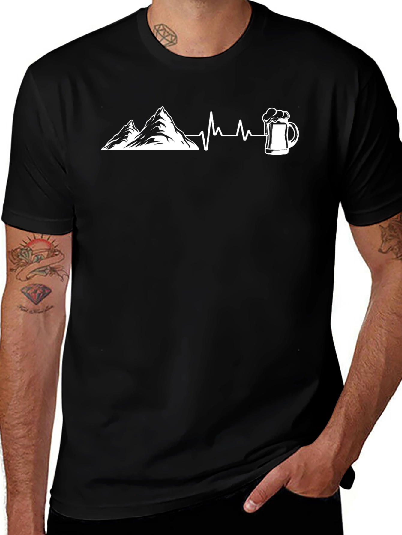 Mountain Beer Heartbeat T-Shirt