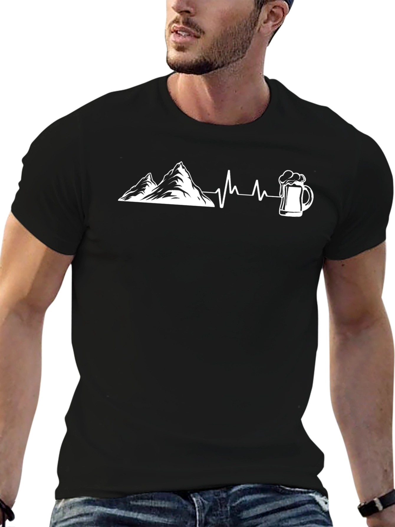 Mountain Beer Heartbeat T-Shirt