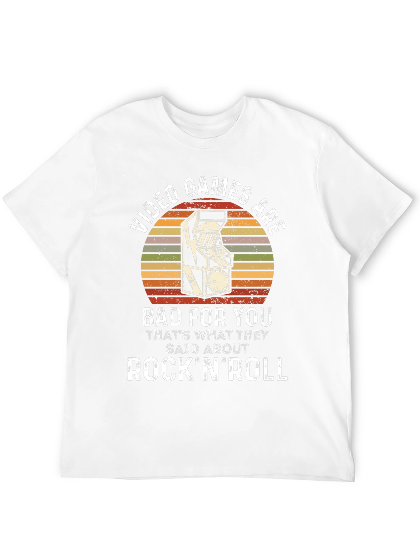 Video Games Rock N Roll T-Shirt