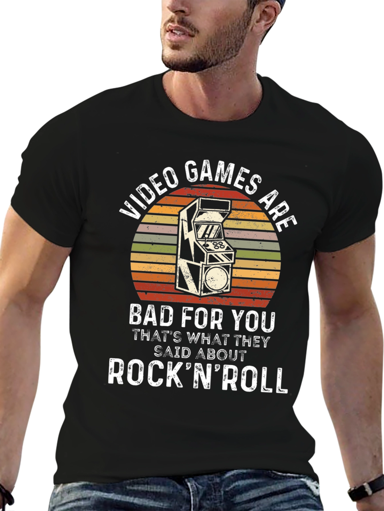 Video Games Rock N Roll T-Shirt