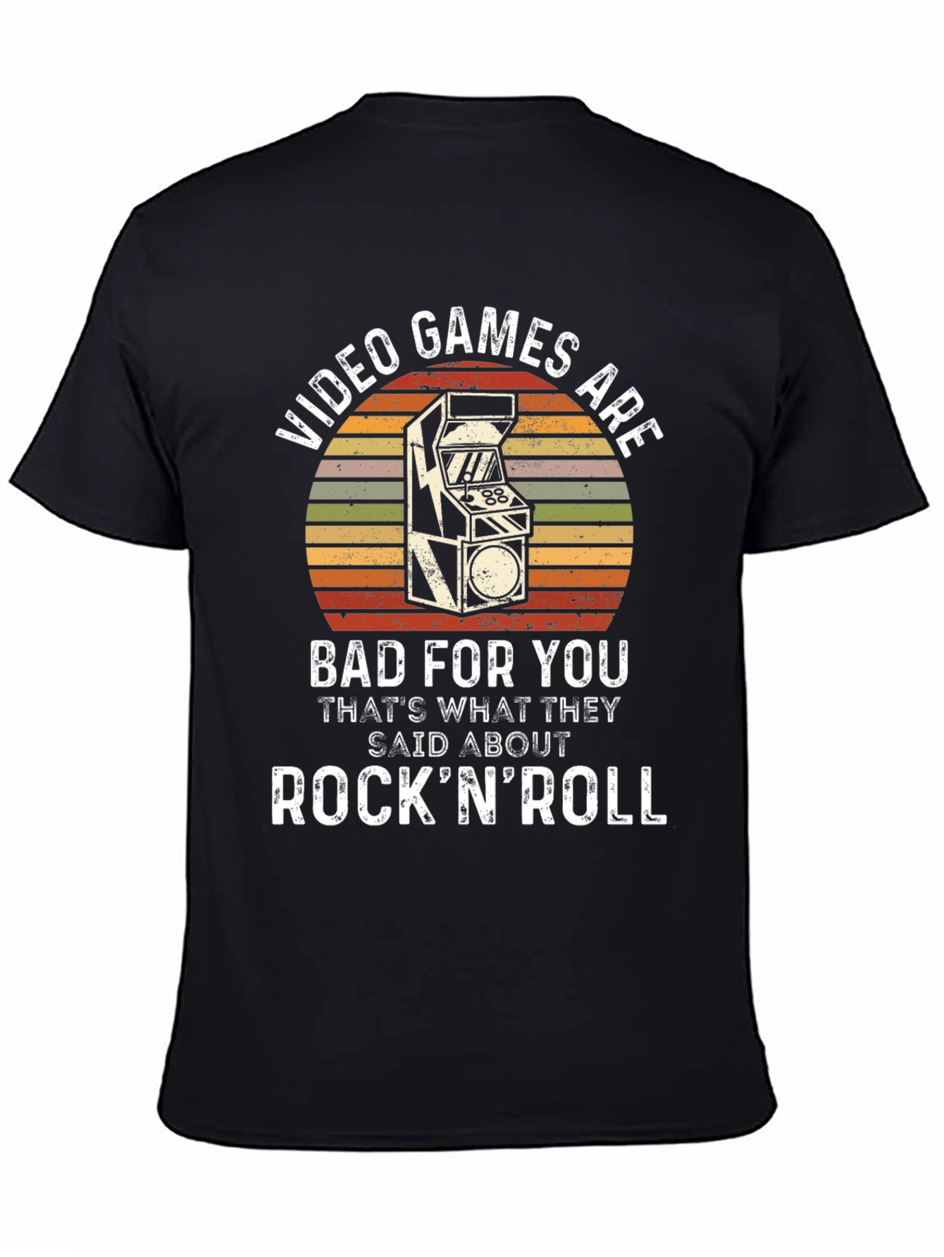 Video Games Rock N Roll T-Shirt