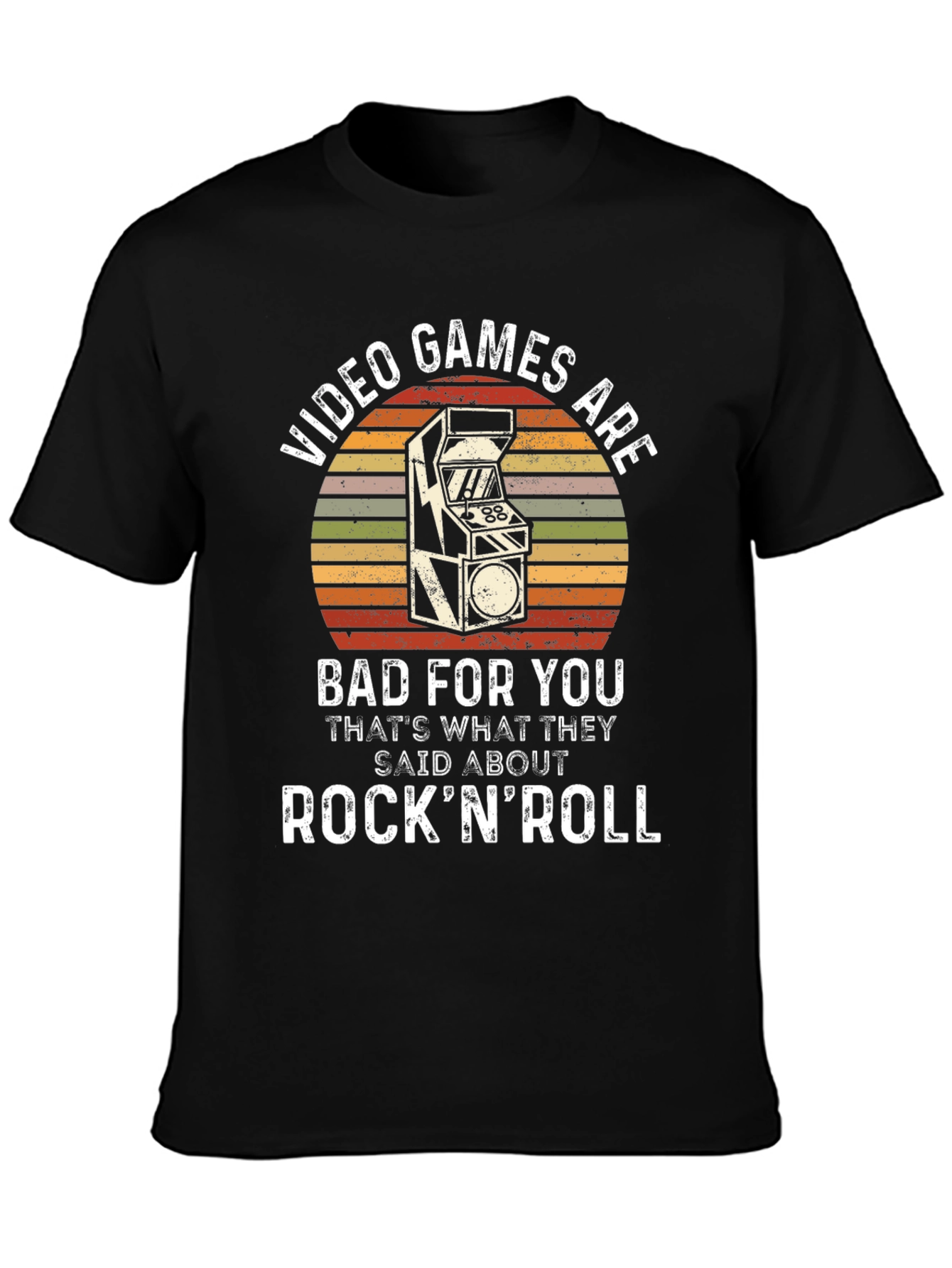 Video Games Rock N Roll T-Shirt