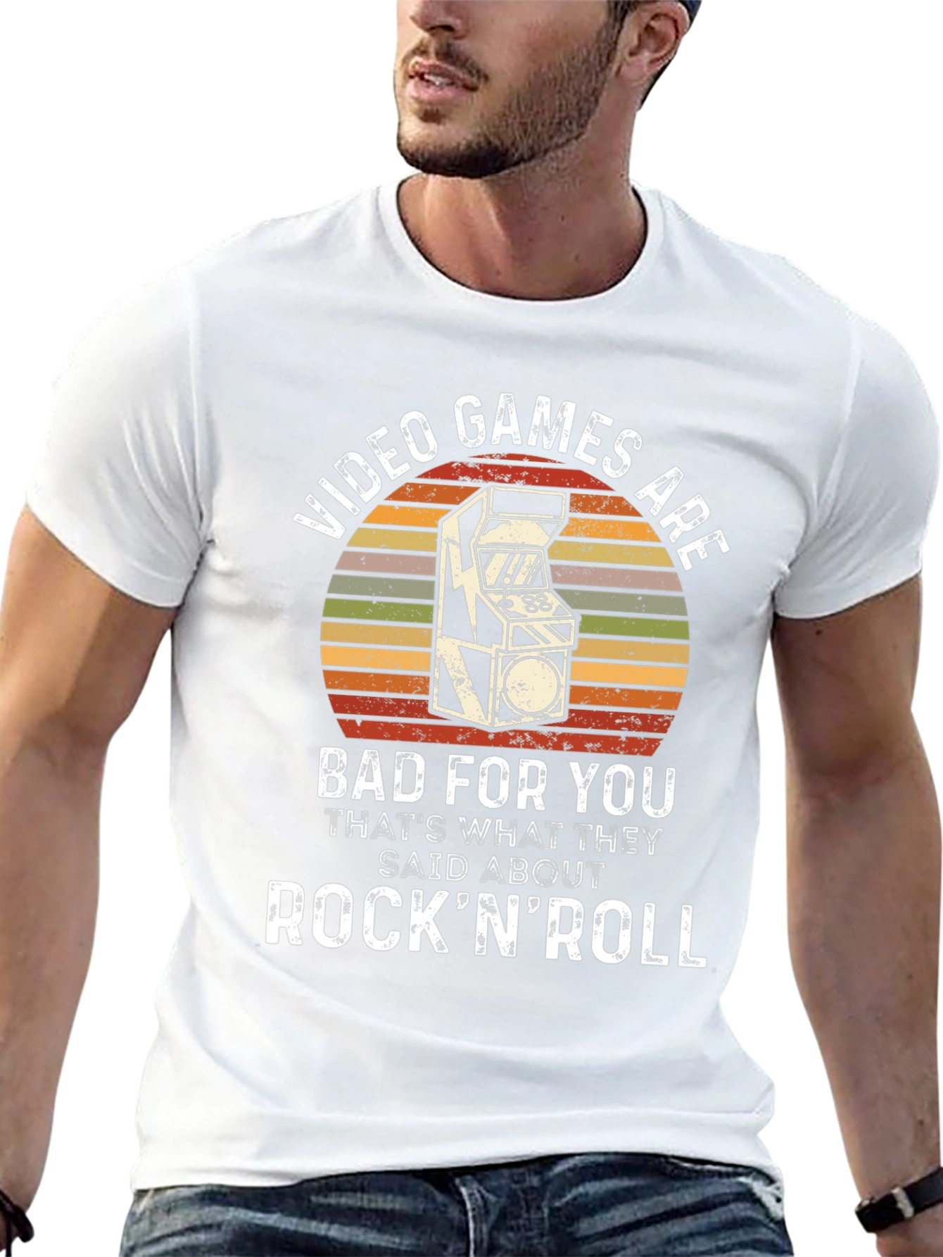 Video Games Rock N Roll T-Shirt
