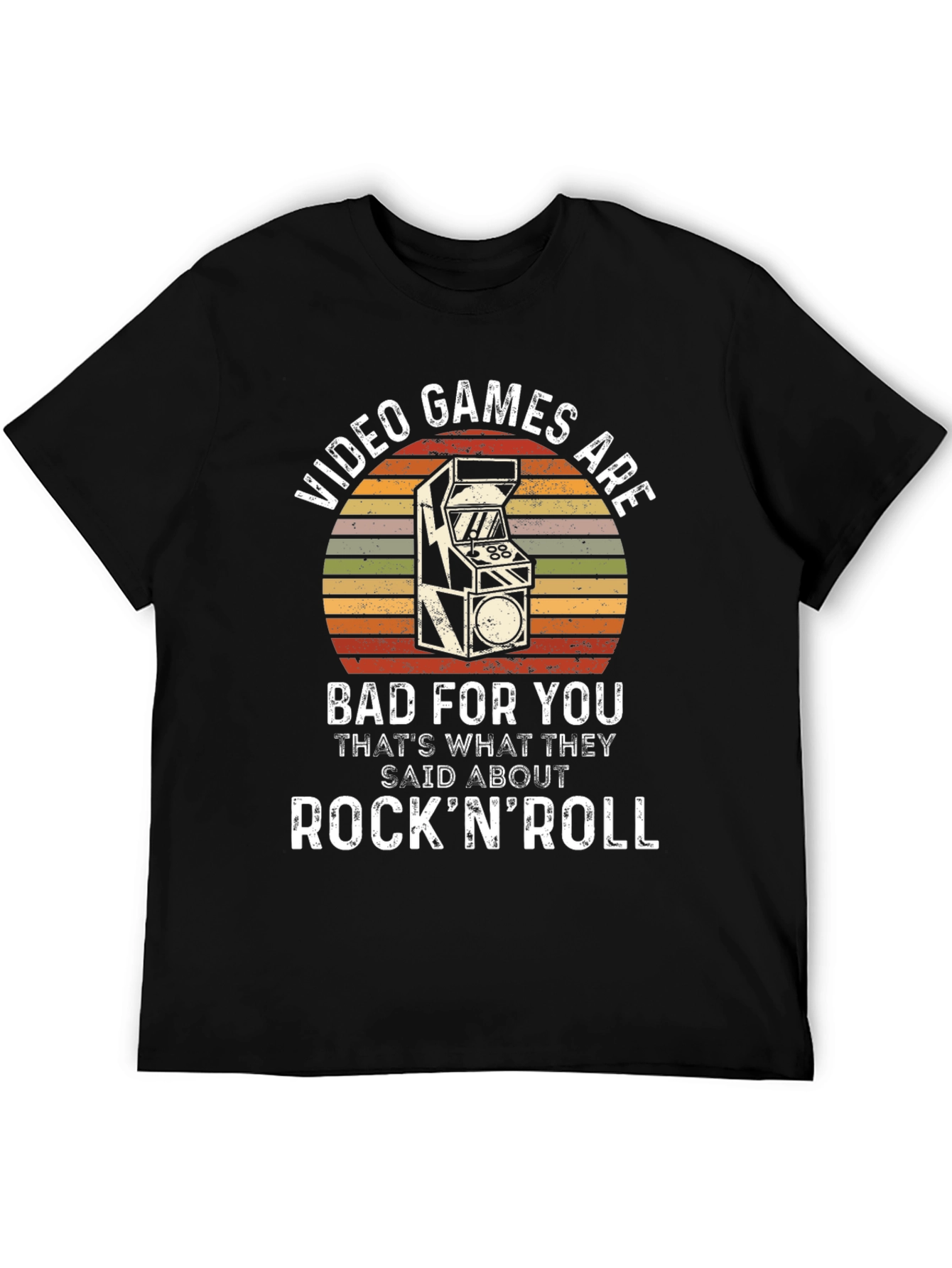 Video Games Rock N Roll T-Shirt