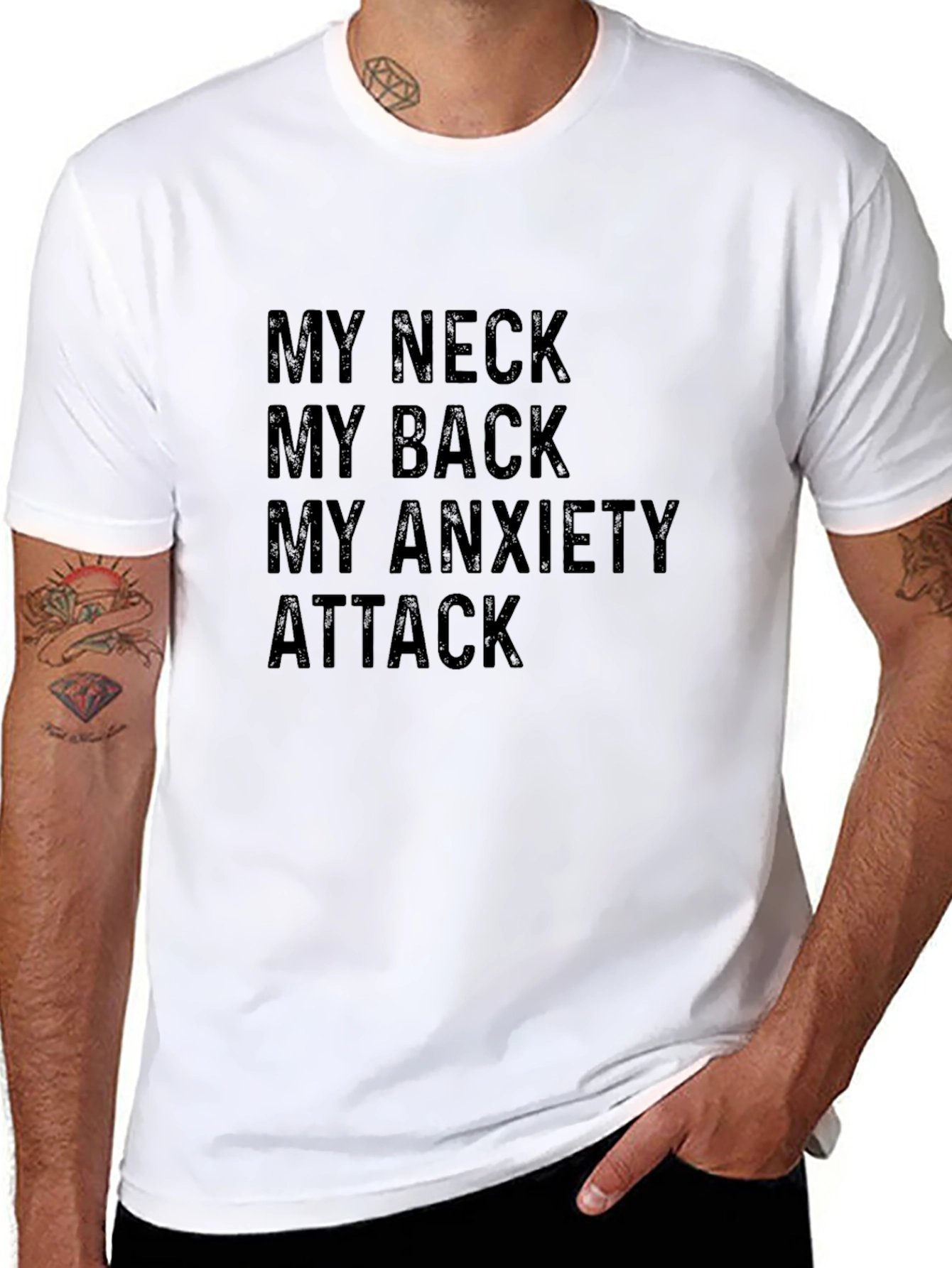 My Neck My Back My Anxiety Attack T-Shirt
