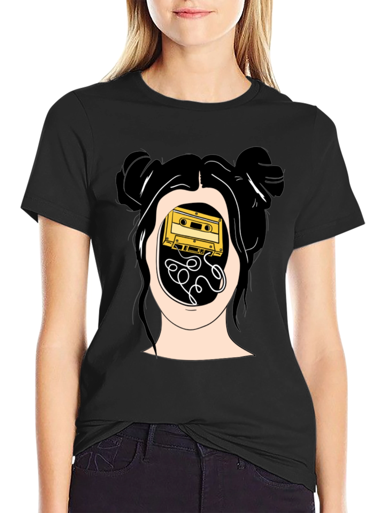 Abstract Cassette Tape Mind T-Shirt