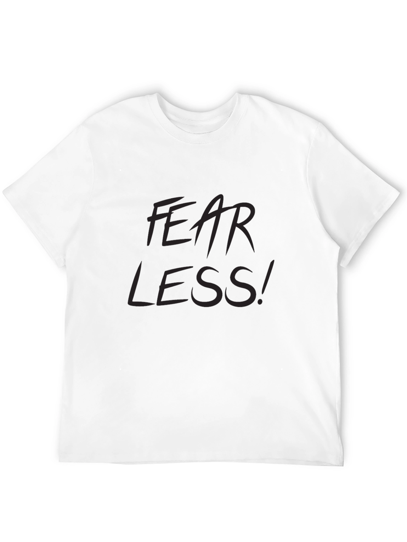 Fearless Black Graphic T-Shirt