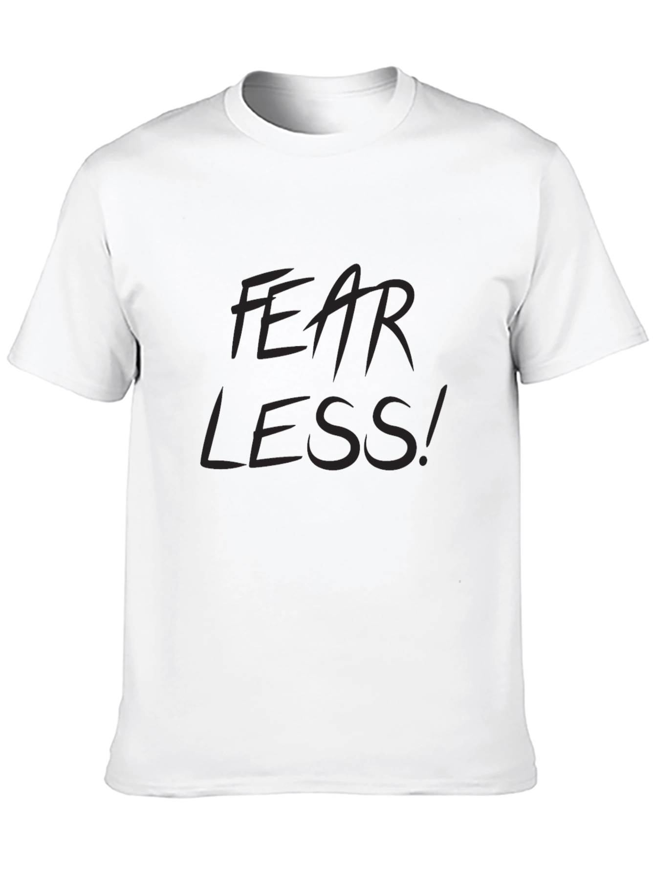 Fearless Black Graphic T-Shirt
