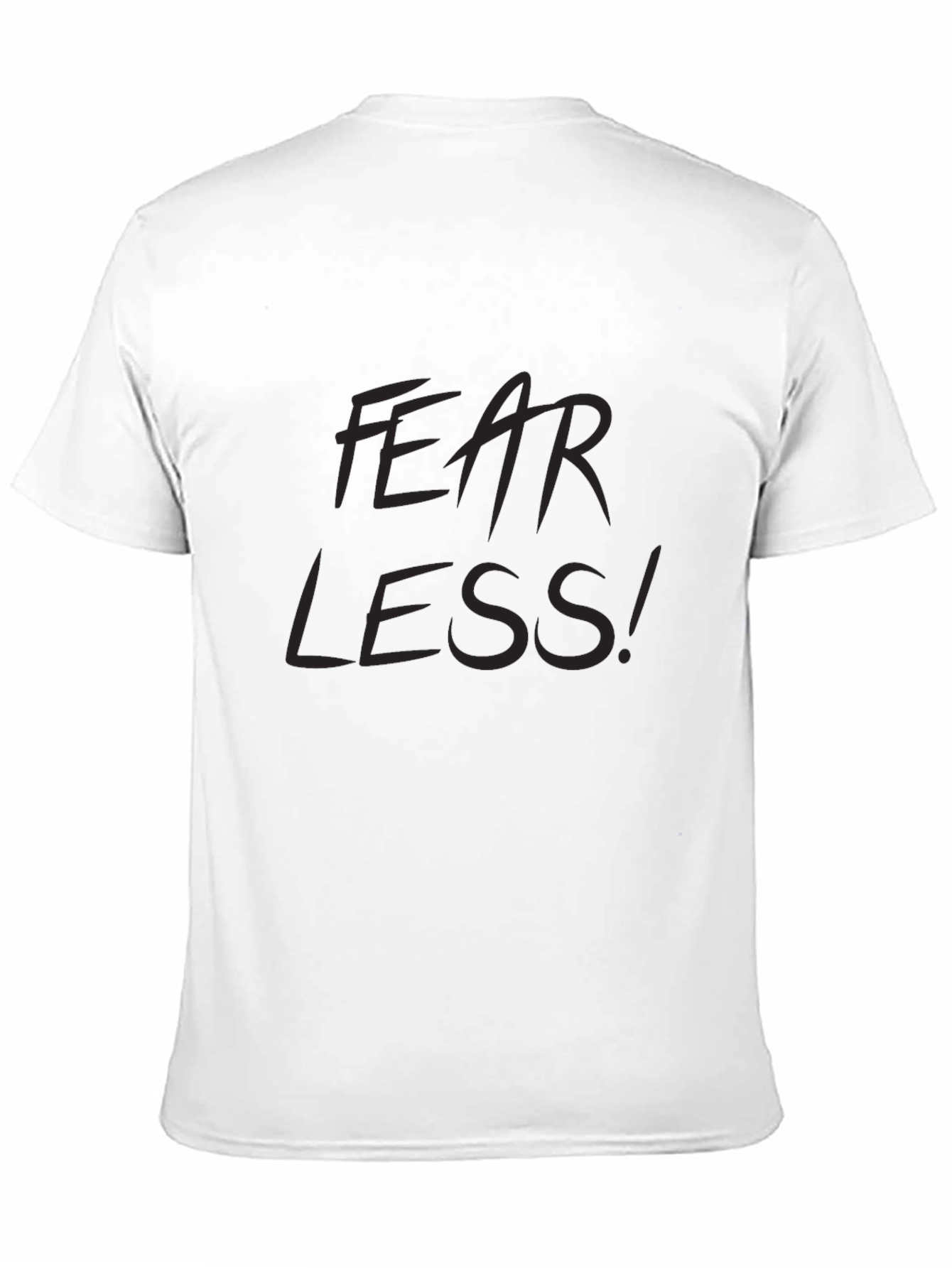 Fearless Black Graphic T-Shirt