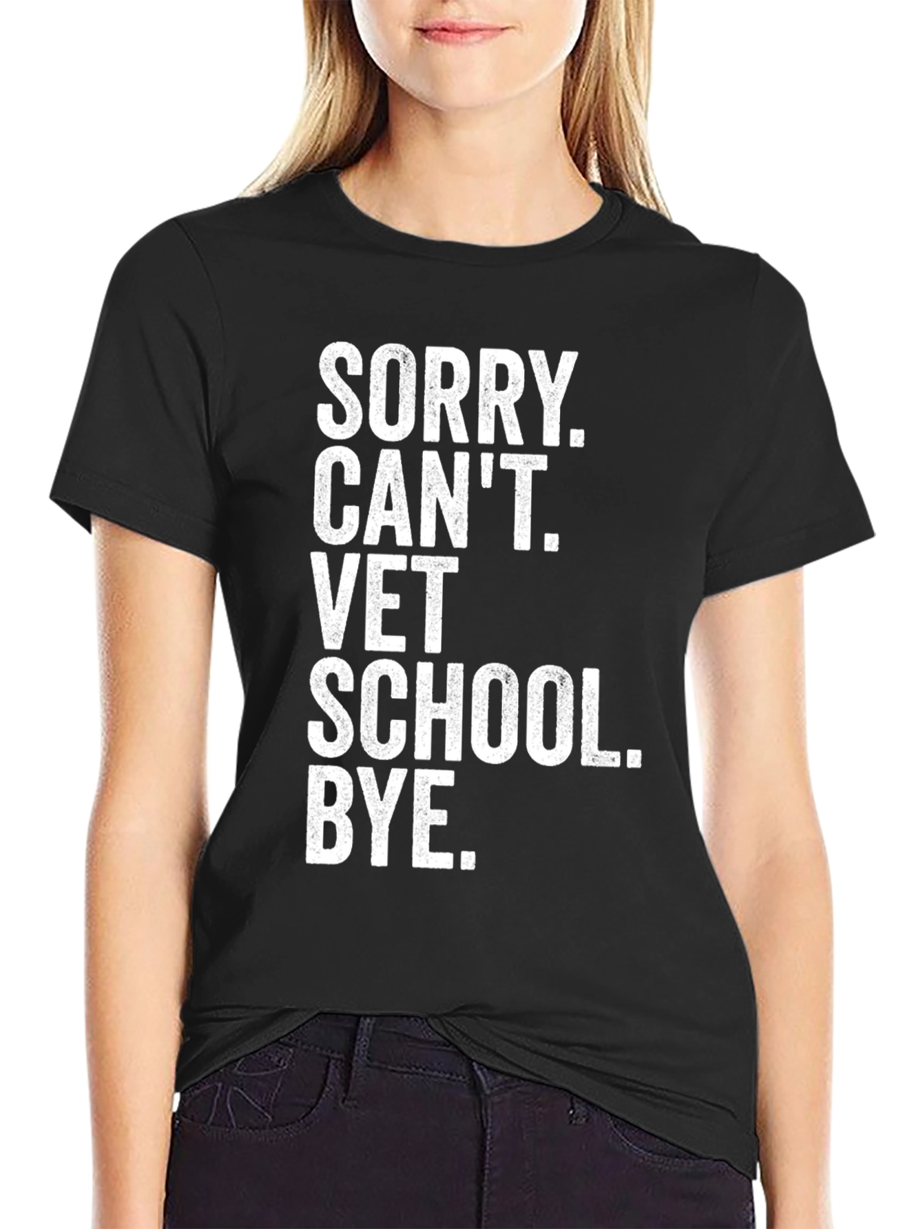 Sorry Cant Vet School T-Shirt