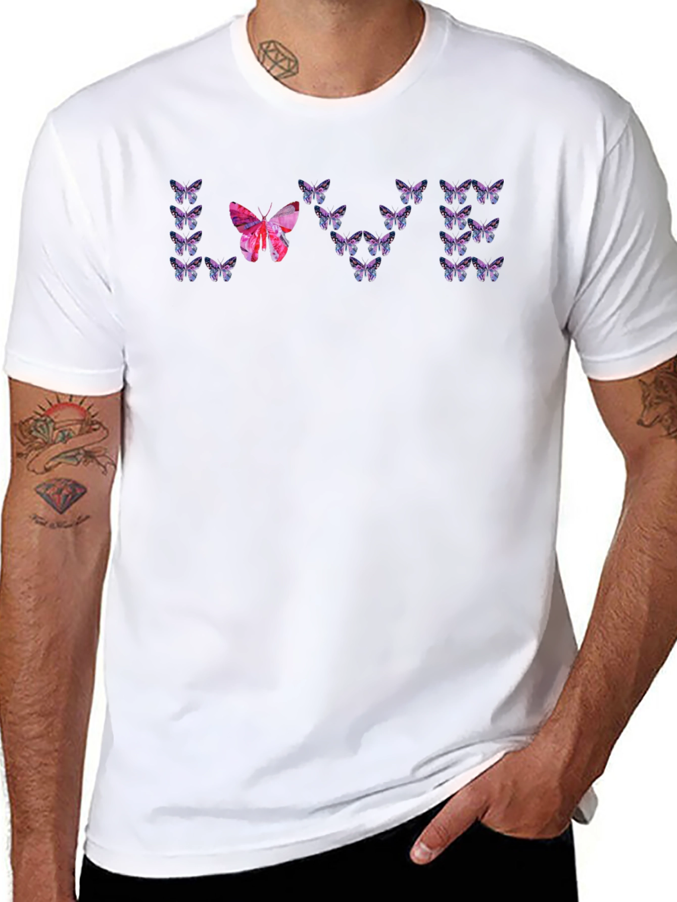 Butterfly Love T-Shirt - Unique Graphic Tee