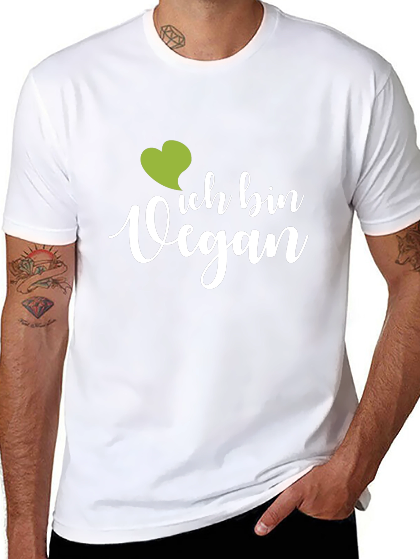 Vegan T-Shirt - Ich Bin Vegan Design