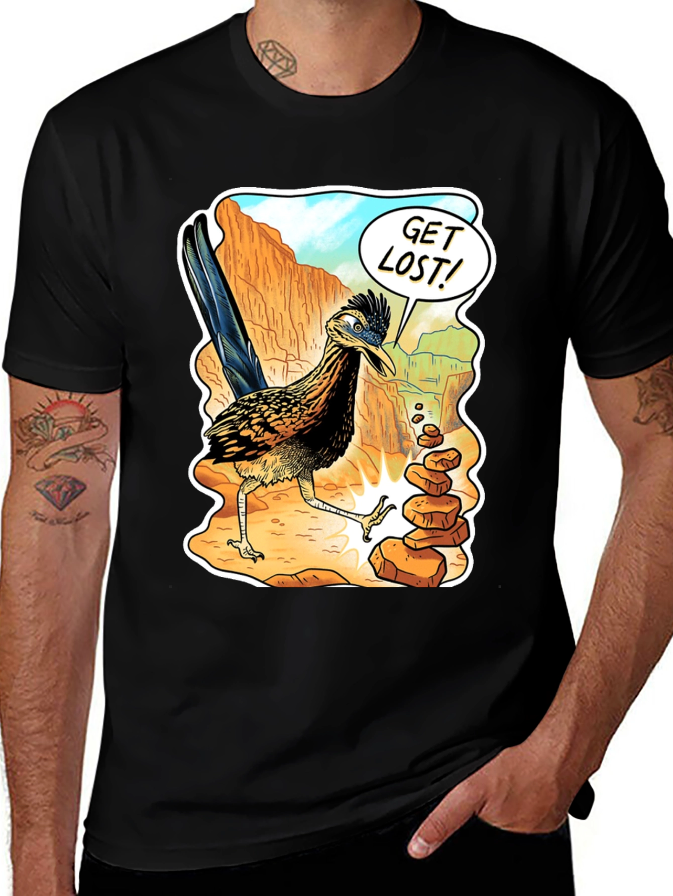 Roadrunner Get Lost! Graphic Tee