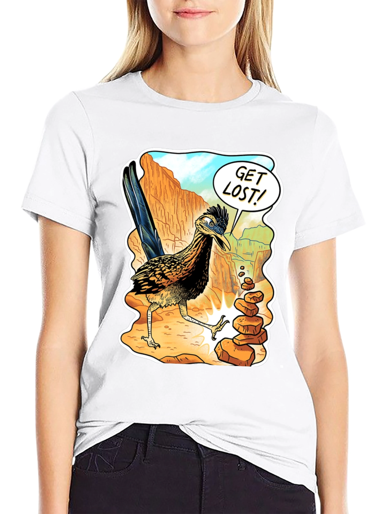 Roadrunner Get Lost! Graphic Tee