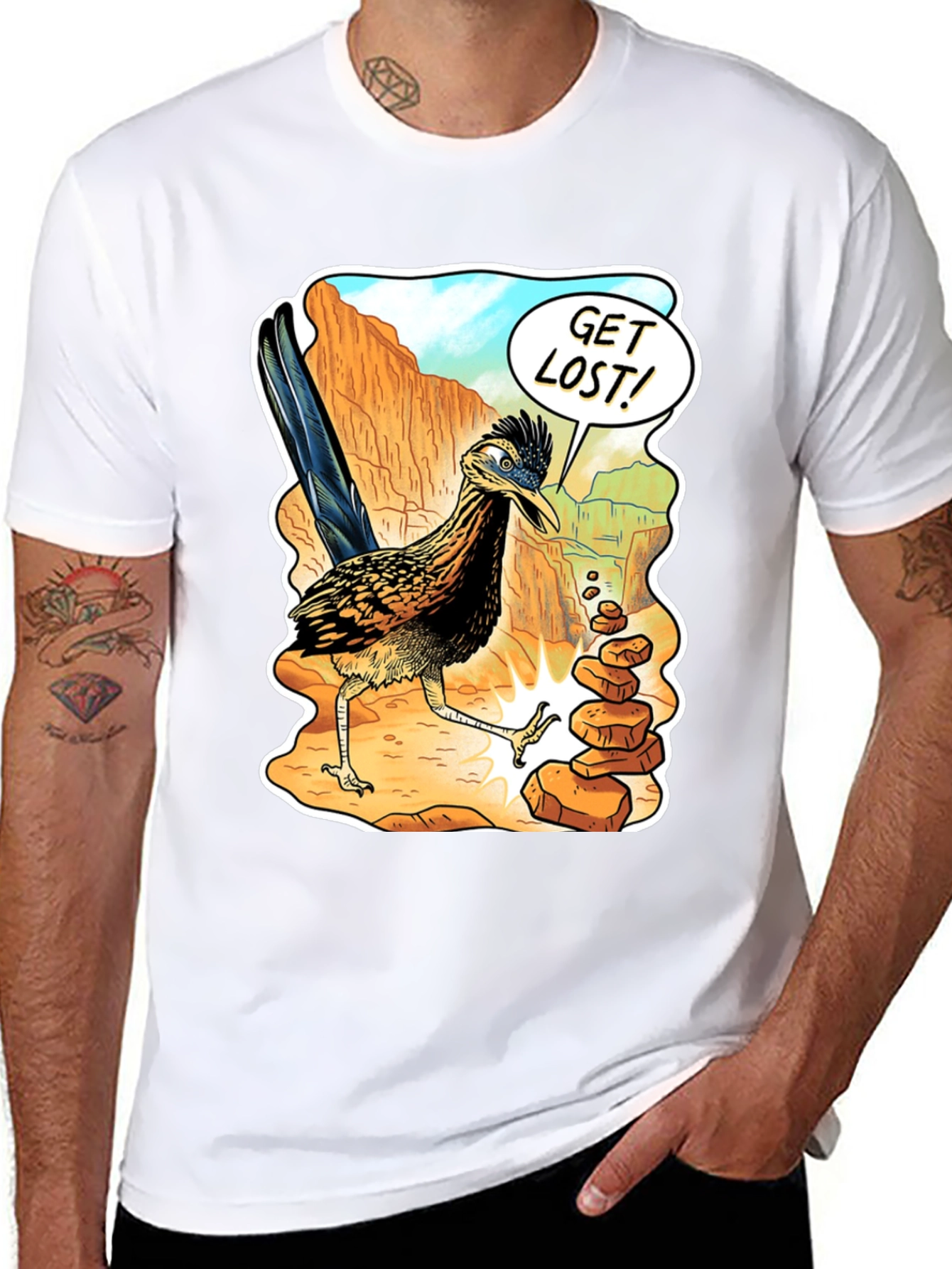 Roadrunner Get Lost! Graphic Tee