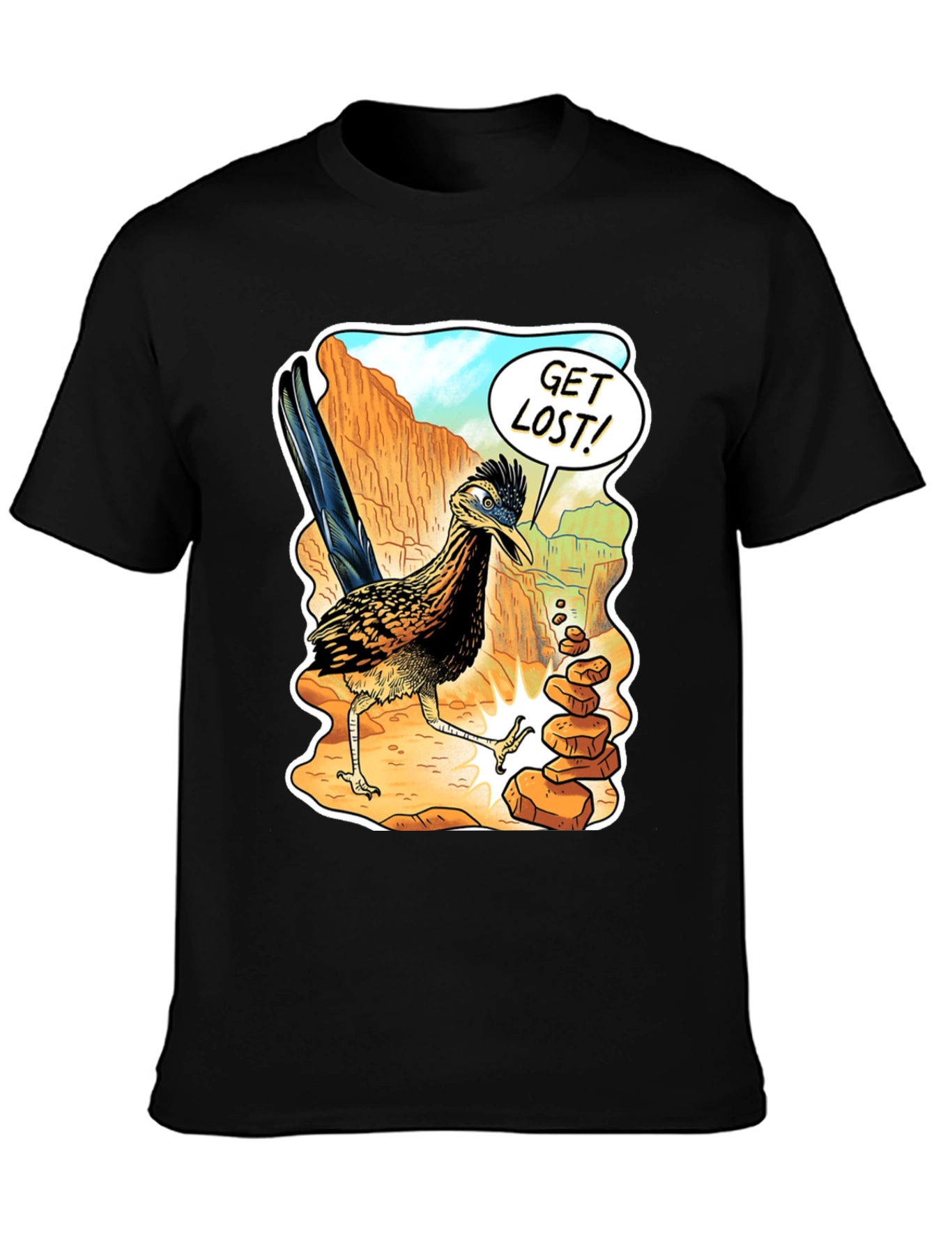 Roadrunner Get Lost! Graphic Tee