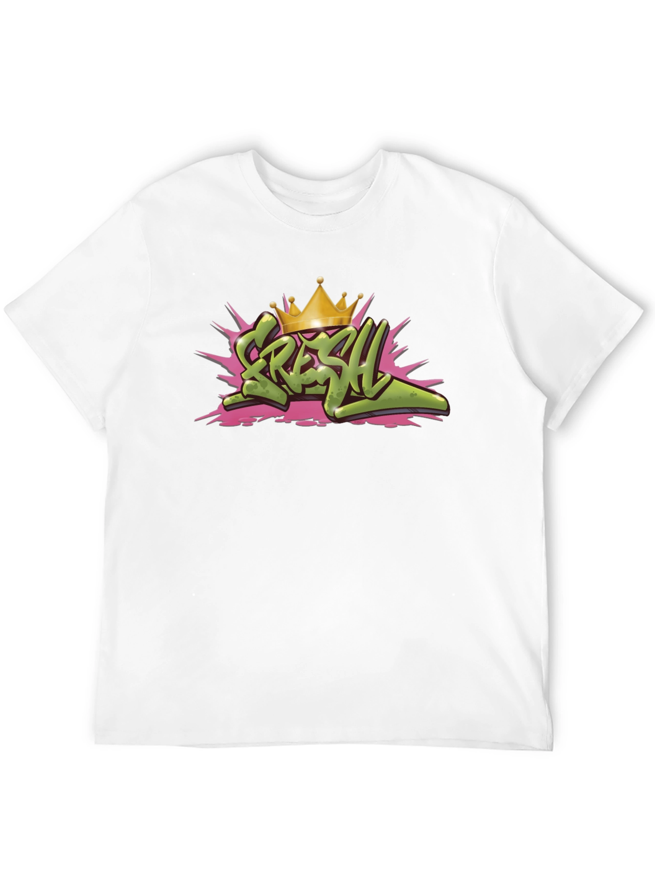 Fresh Crown Graphic Black T-Shirt