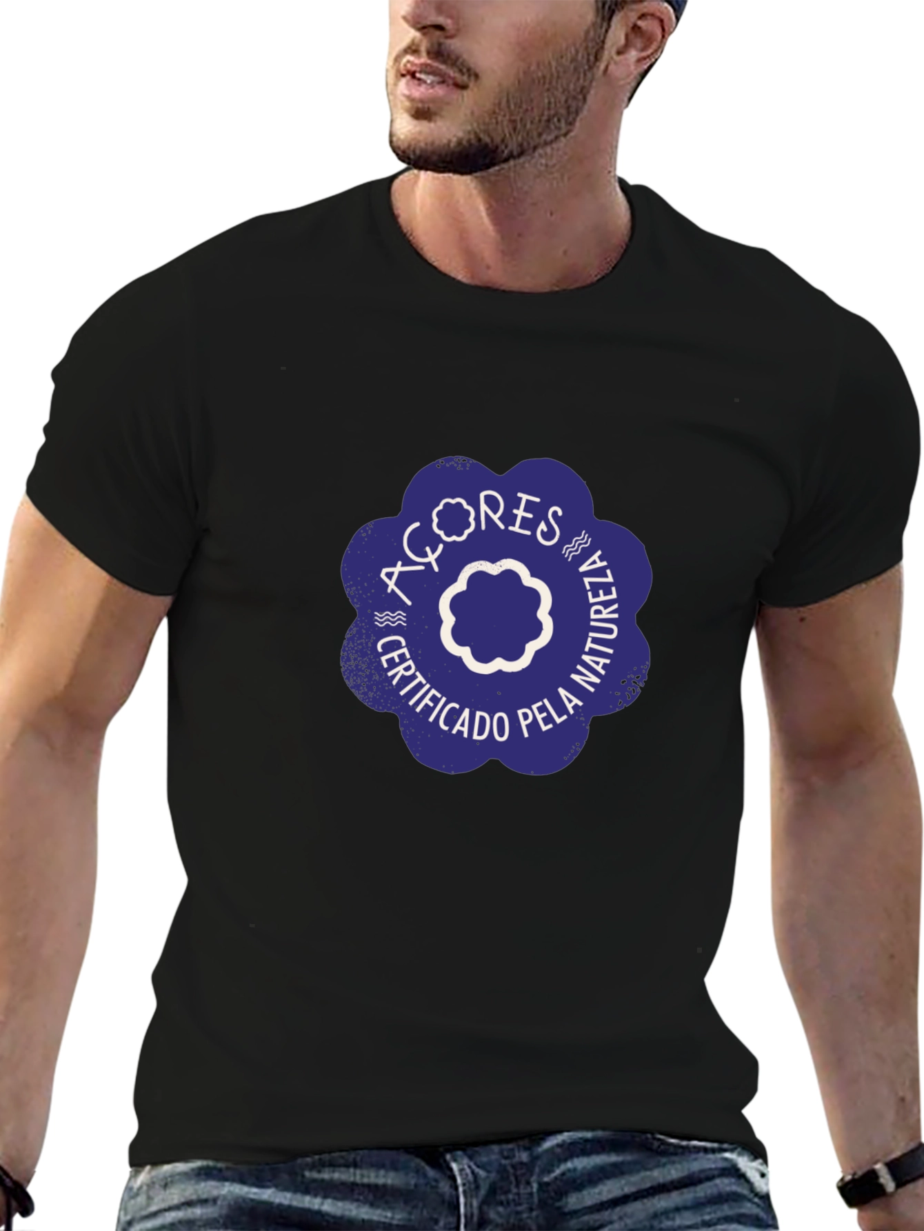 Açores Nature Certified Black T-Shirt