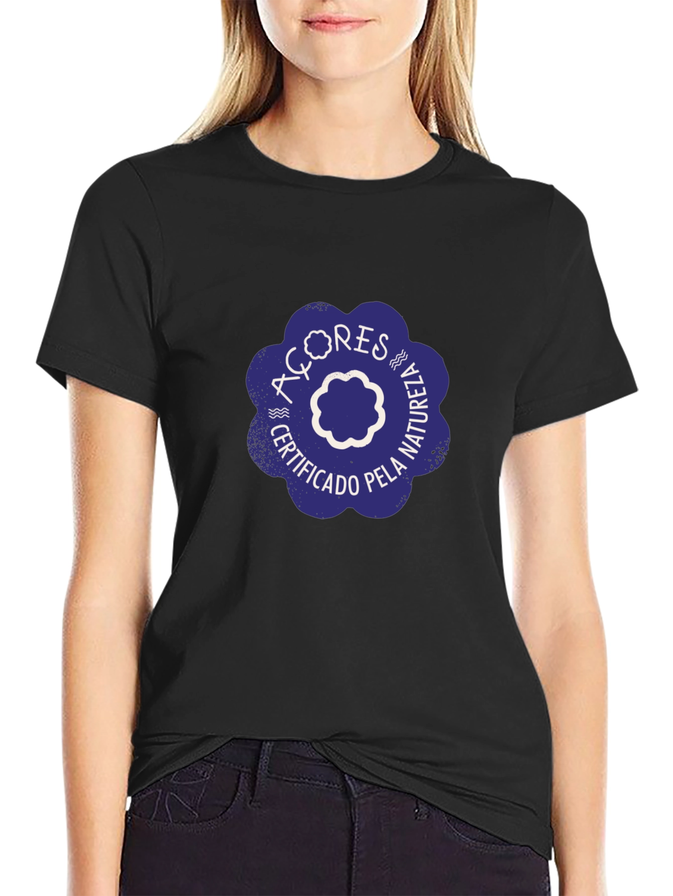 Açores Nature Certified Black T-Shirt