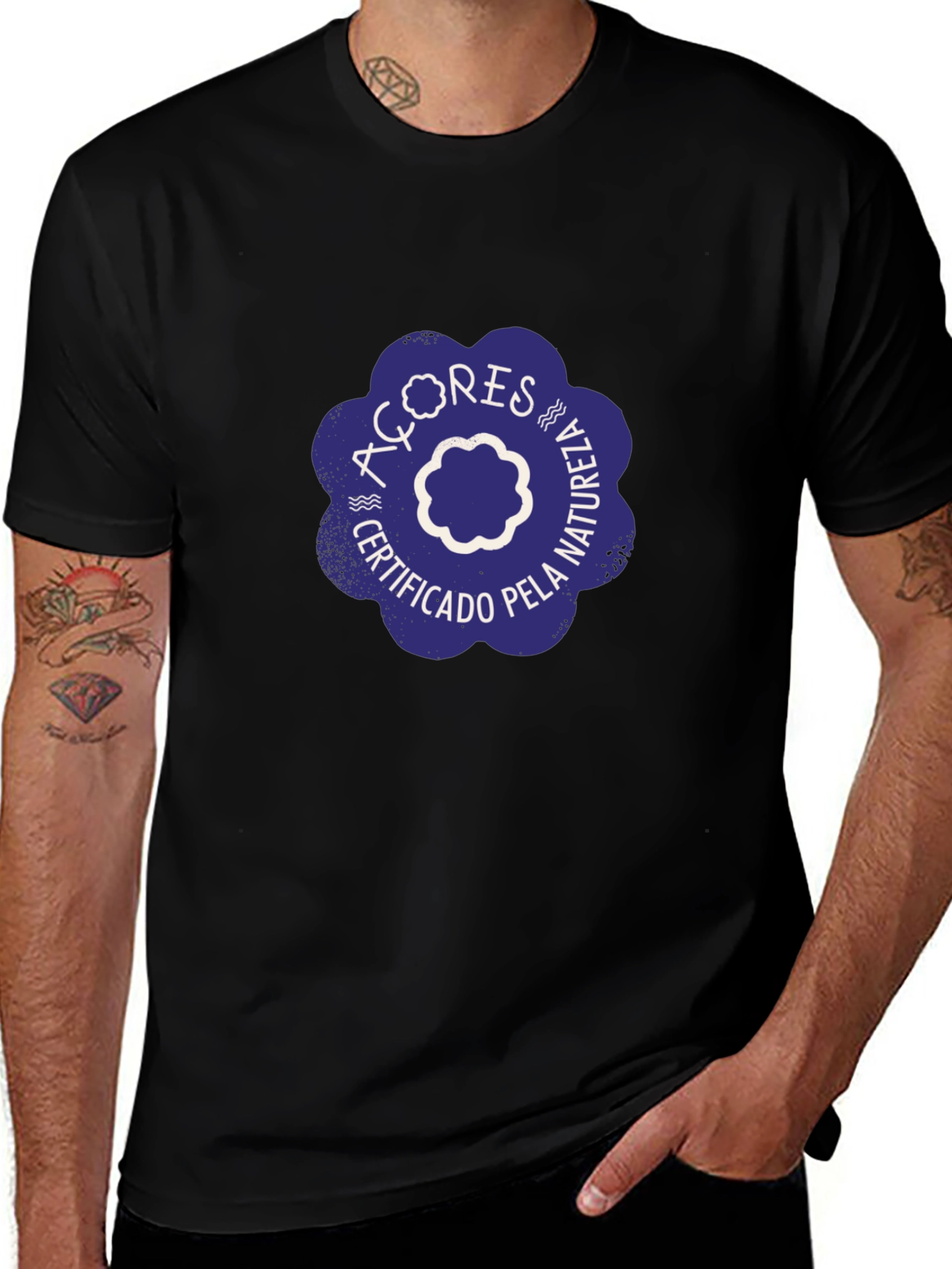 Açores Nature Certified Black T-Shirt