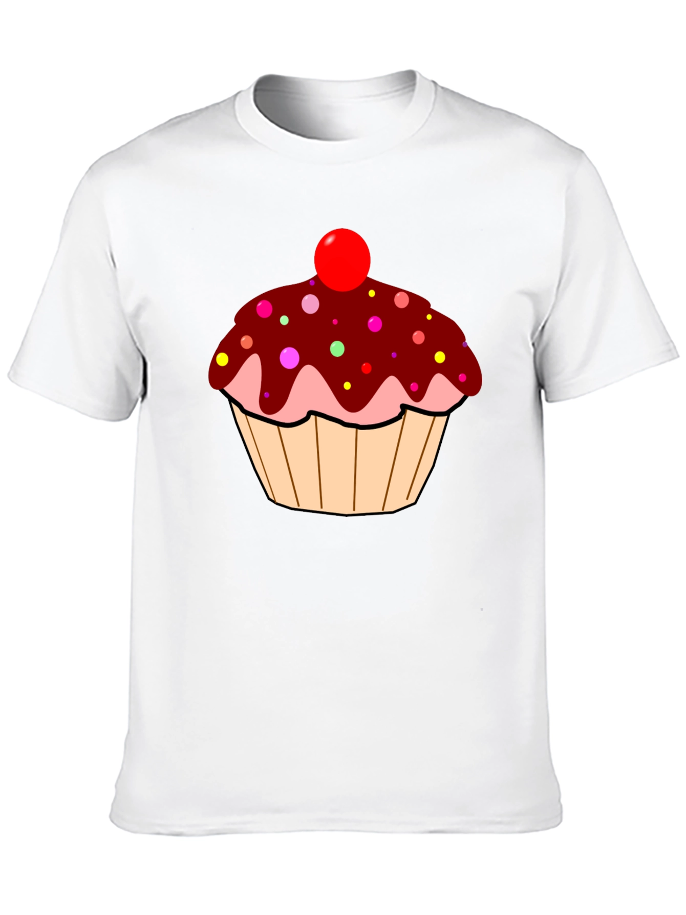 Cupcake Graphic Tee - Sweet Treat Shirt