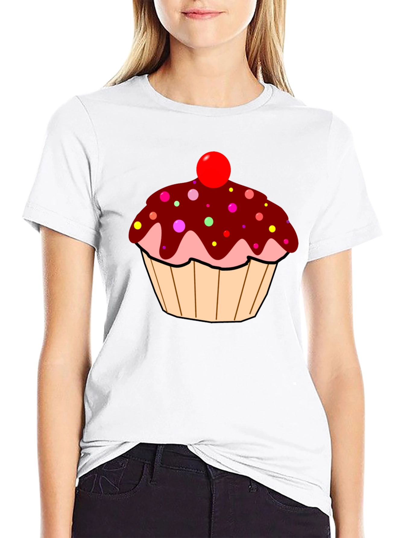 Cupcake Graphic Tee - Sweet Treat Shirt
