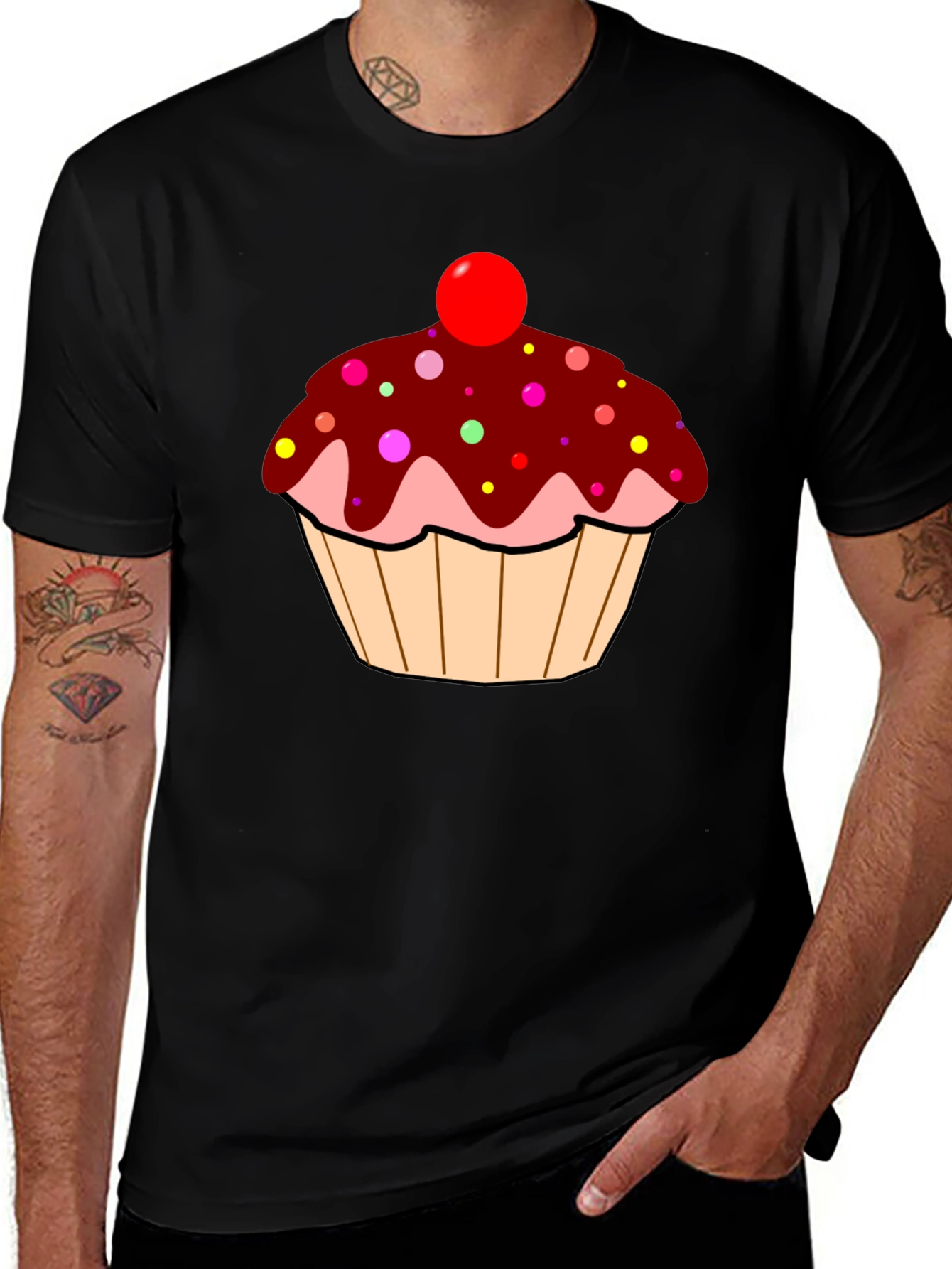 Cupcake Graphic Tee - Sweet Treat Shirt