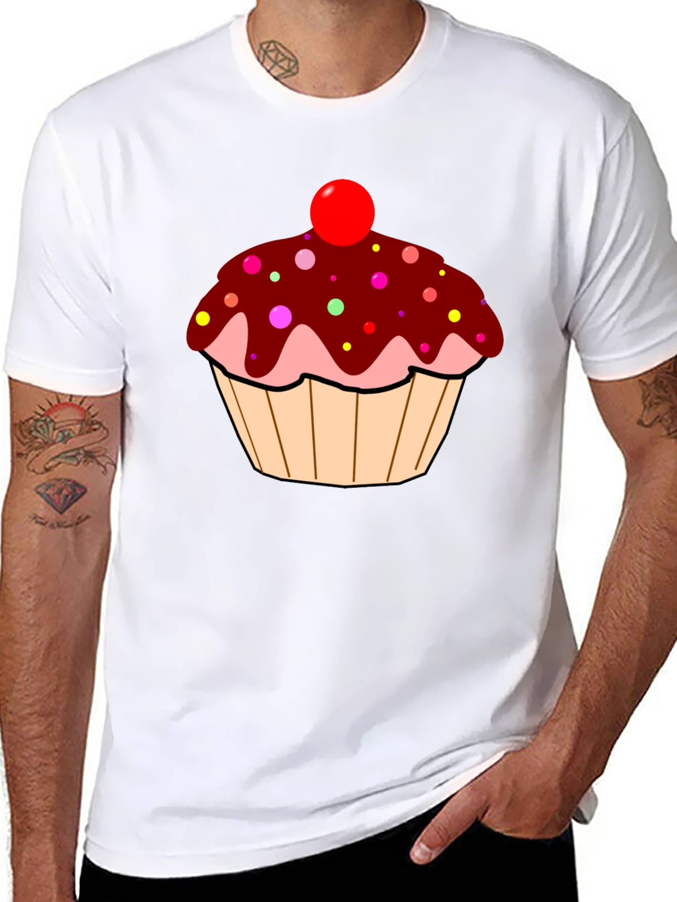 Cupcake Graphic Tee - Sweet Treat Shirt
