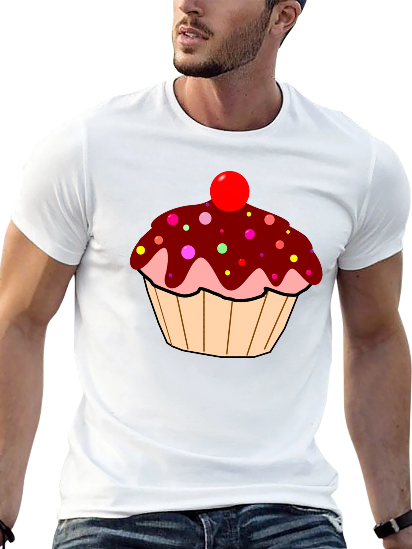 Cupcake Graphic Tee - Sweet Treat Shirt