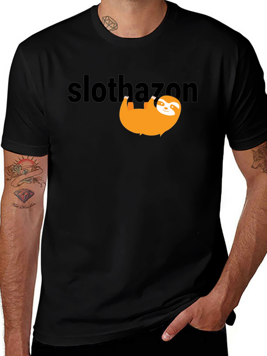 Slothazon Funny Sloth Graphic T-Shirt