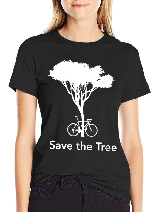 Save The Tree Graphic Tee - Environmental Awareness Shirt