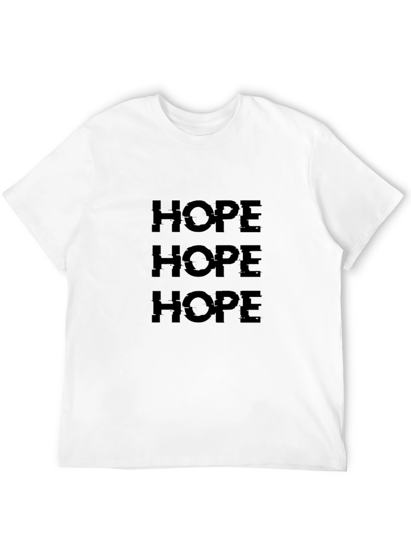 HOPE Graphic Print Black T-Shirt