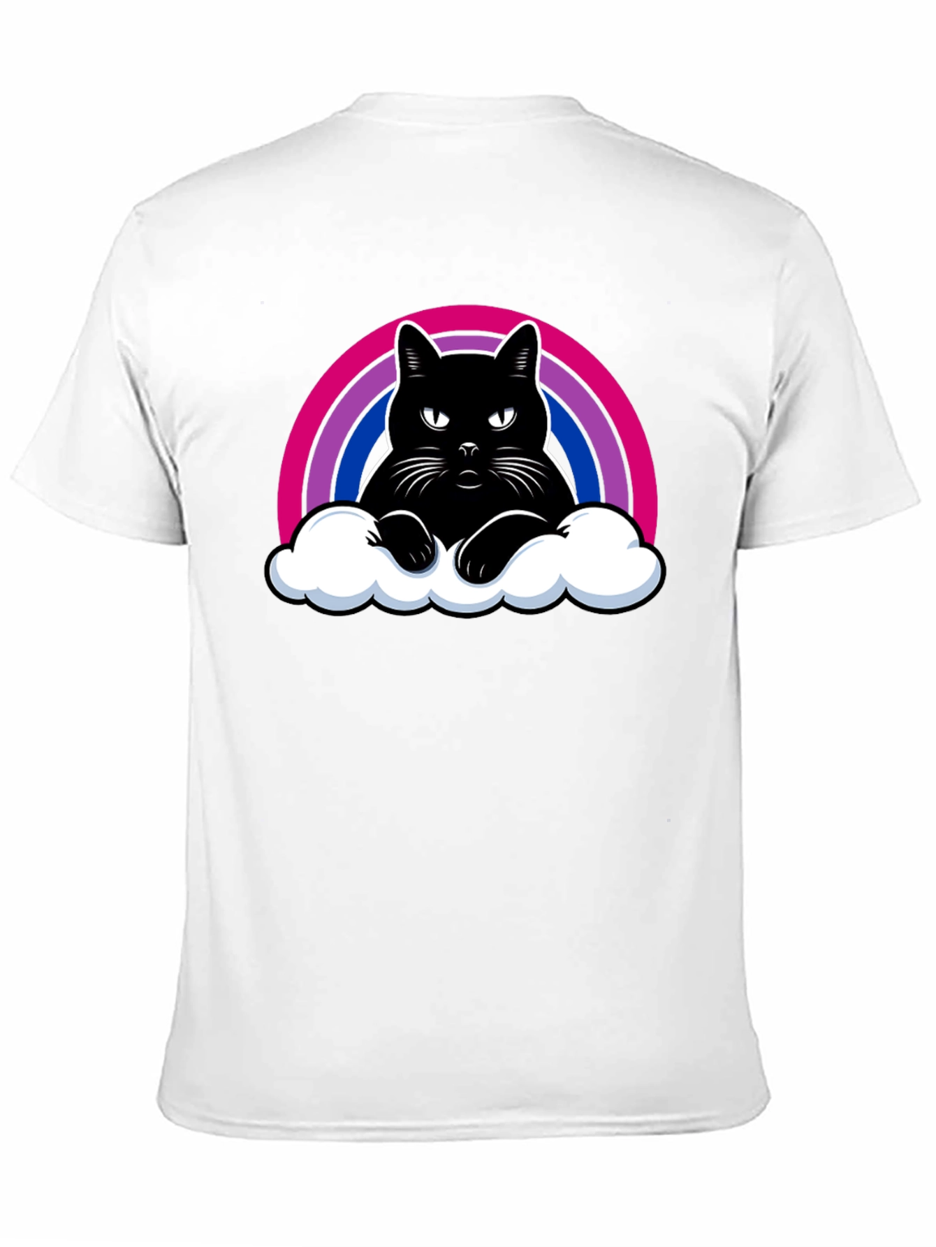 Bi Pride Rainbow Cat T-Shirt