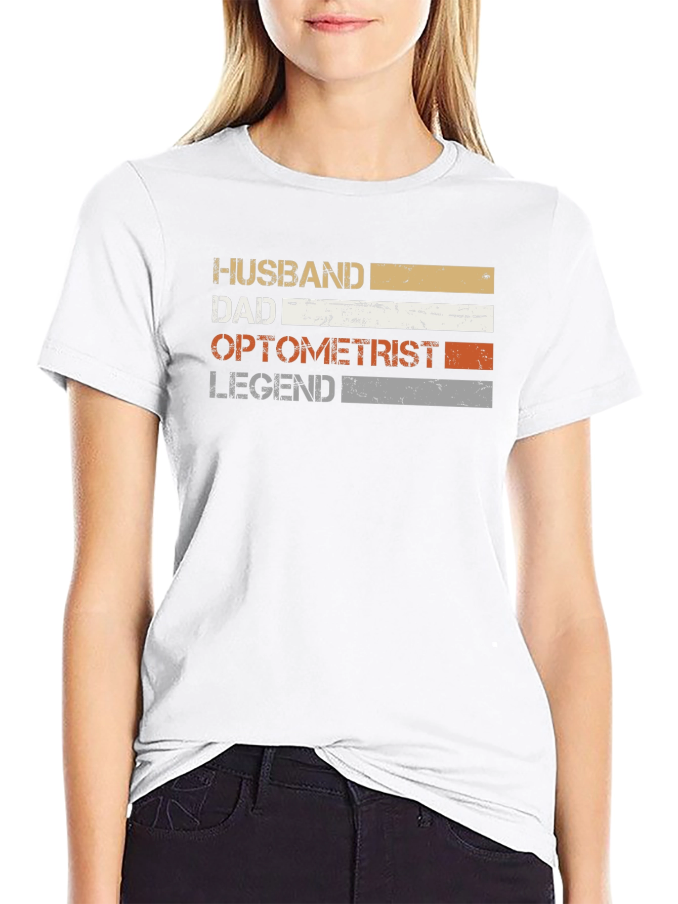 Husband Dad Optometrist Legend T-Shirt
