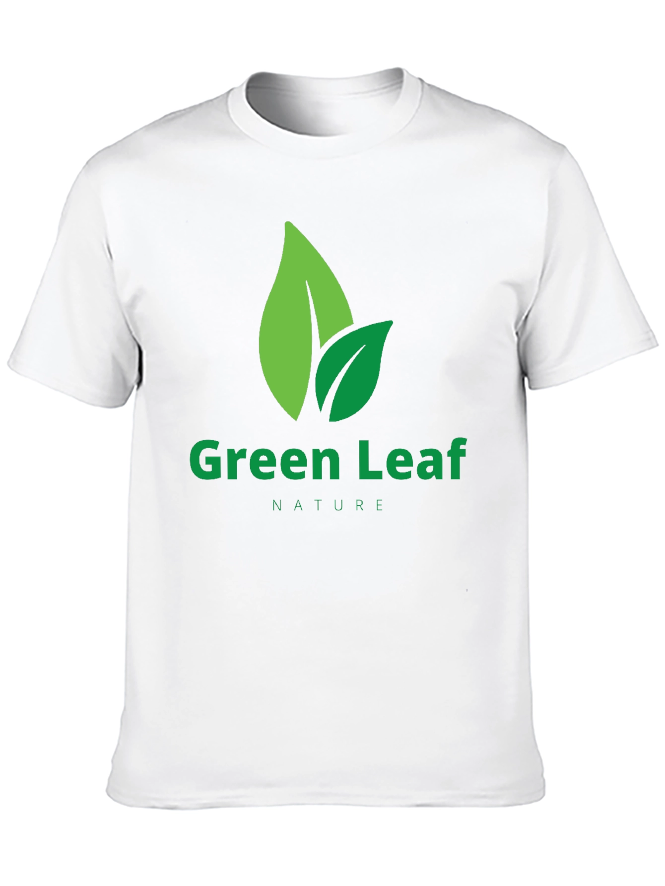 Green Leaf Nature T-Shirt - Eco-Friendly Design