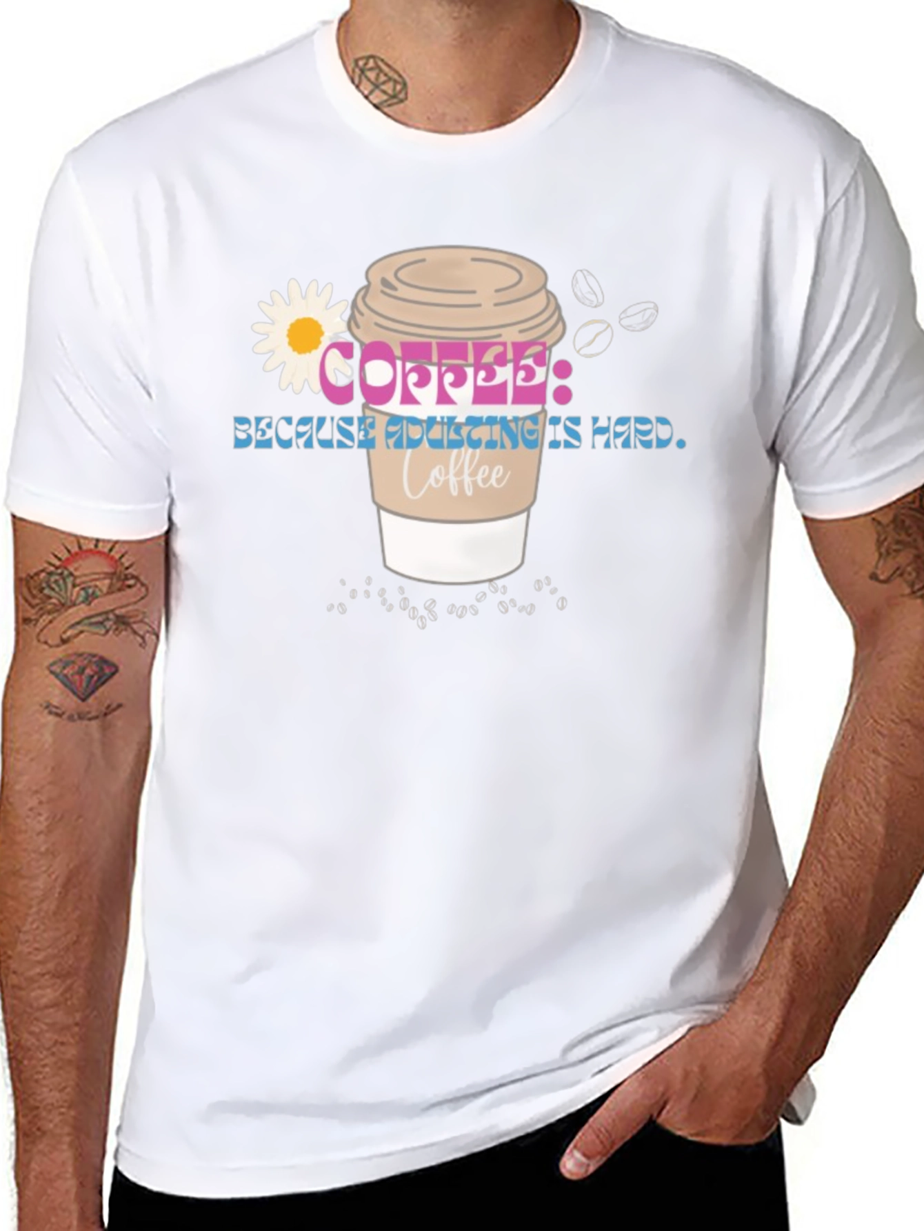 Coffee Because Adulting is Hard Tee